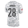 Choea W.Commanders #28 Darrell Green Player  Arctic Camo Salute To Service Limited Stitched Jerseys