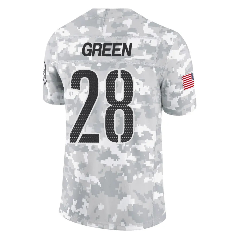Choea W.Commanders #28 Darrell Green Player  Arctic Camo Salute To Service Limited Stitched Jerseys