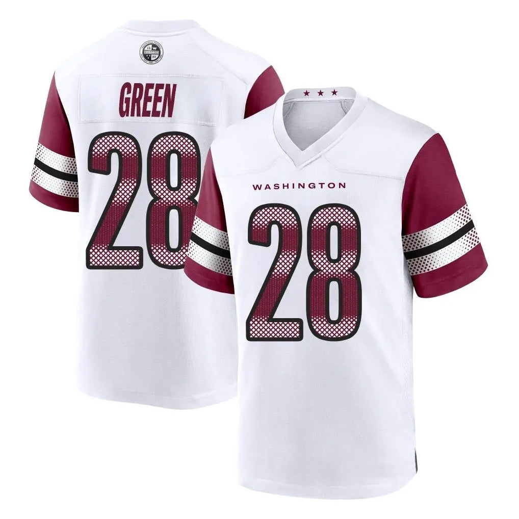 Choea W.Commanders #28 Darrell Green Player White Home Game Stitched Jerseys