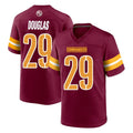 Choea W.Commanders #29 Rasul Douglas Player Burgundy Home Game Stitched Jerseys