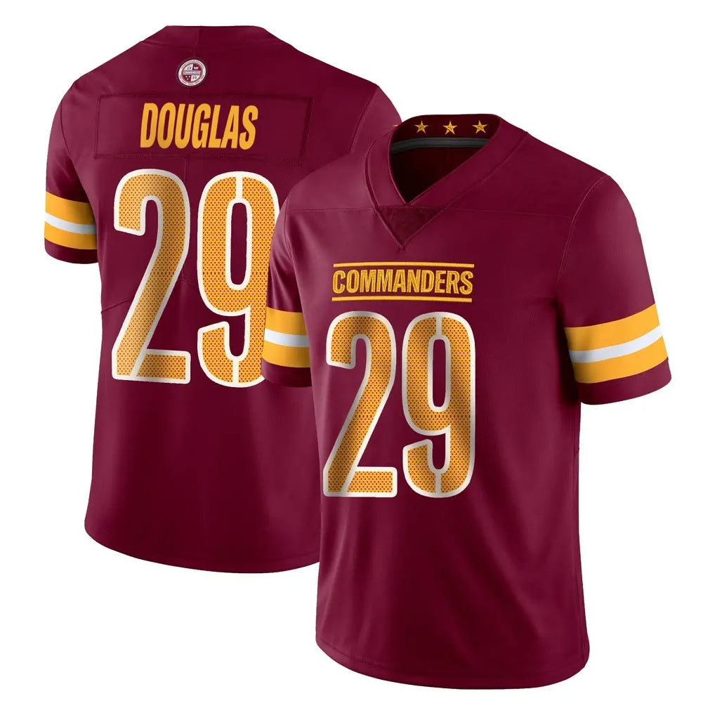 Choea W.Commanders #29 Rasul Douglas Player Burgundy Limited Vapor Home Game Stitched Jerseys
