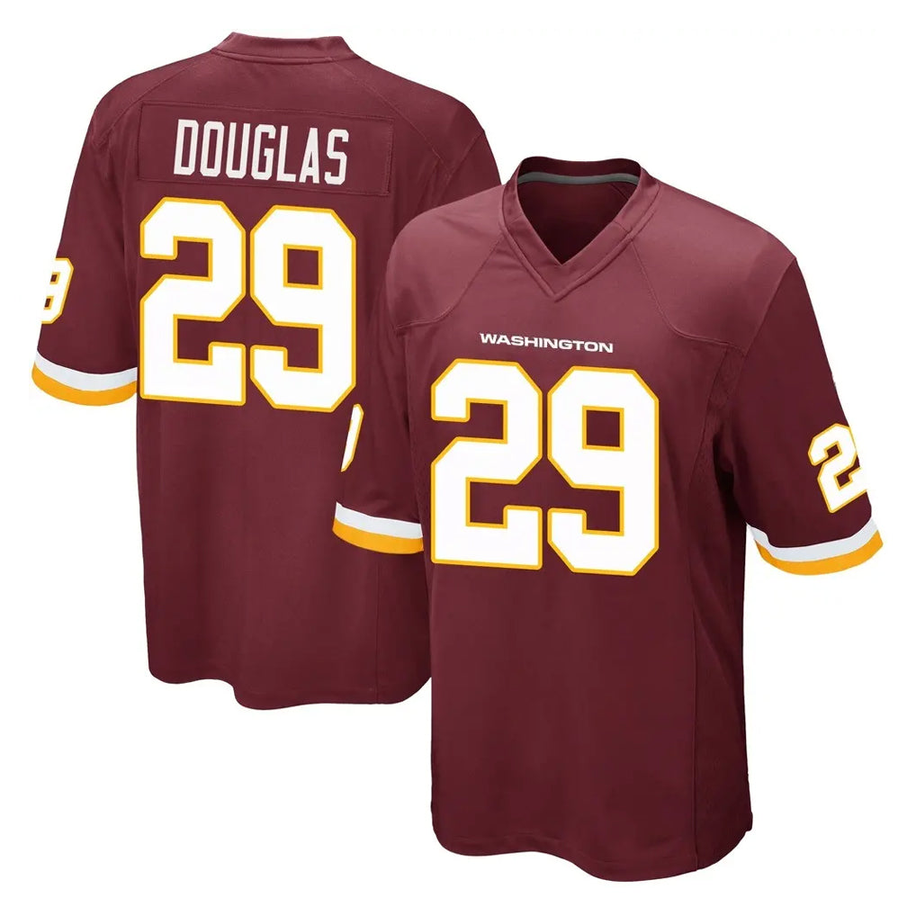 Choea W.Commanders #29 Rasul Douglas Player Burgundy Team Color Home Game Stitched Jerseys