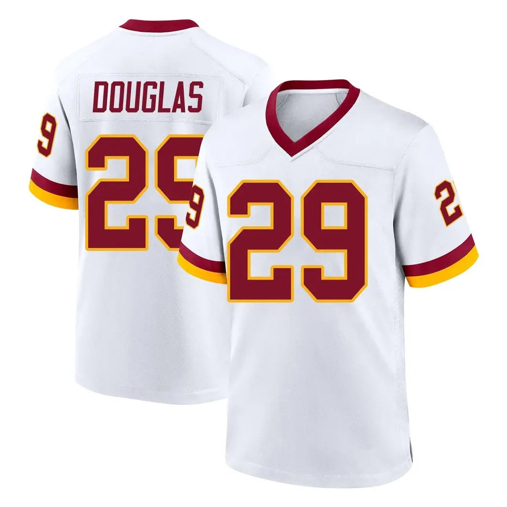 Choea W.Commanders #29 Rasul Douglas Player White Home Game Stitched Jerseys