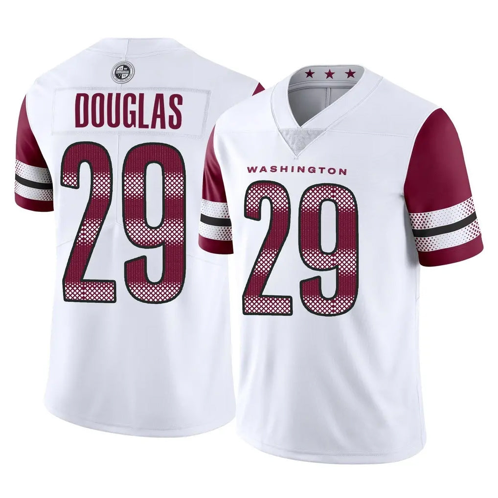 Choea W.Commanders #29 Rasul Douglas Player White Limited Vapor Home Game Stitched Jerseys