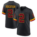 Choea W.Commanders #2 Amik Robertson Player Black Limited Home Game Stitched Jerseys