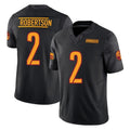 Choea W.Commanders #2 Amik Robertson Player Black Limited Vapor F.U.S.E. Home Game Stitched Jerseys