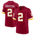 Choea W.Commanders #2 Amik Robertson Player Burgundy Game Home Stitched Jerseys