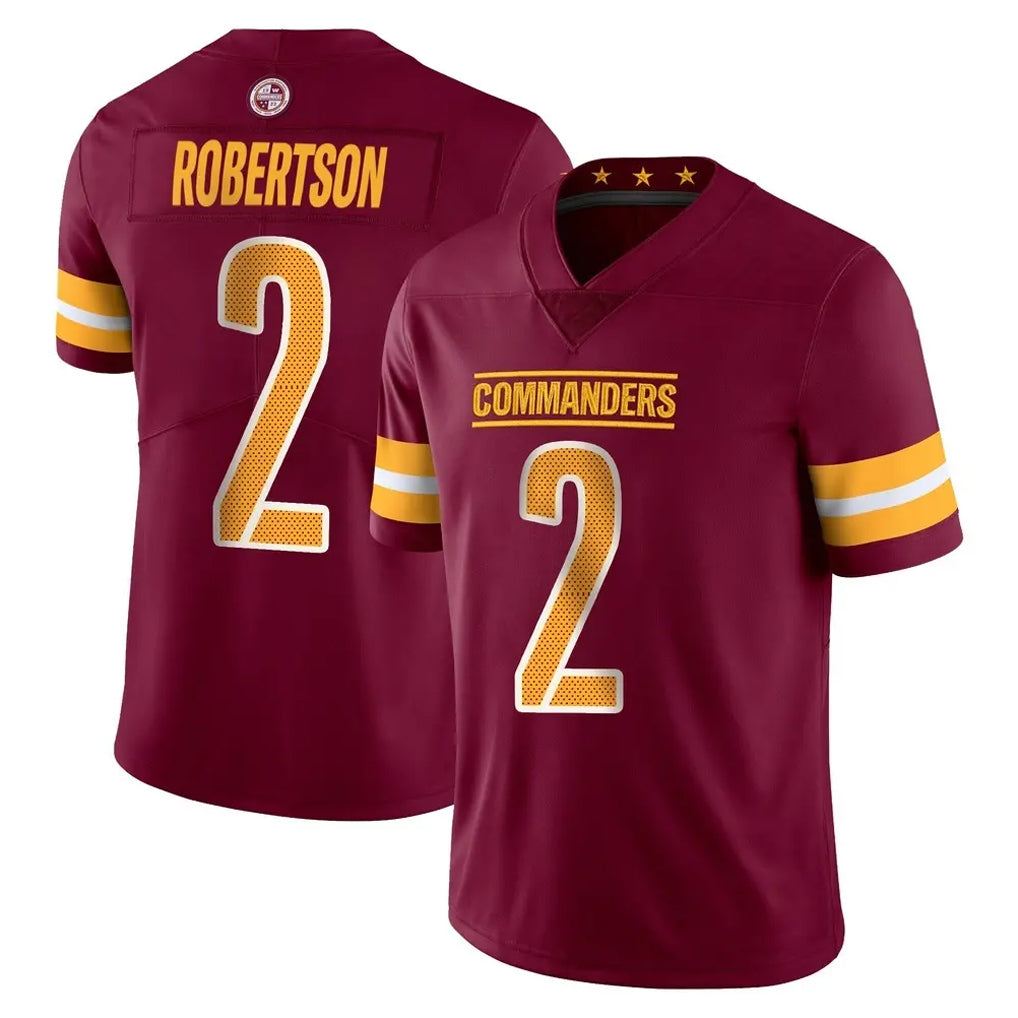 Choea W.Commanders #2 Amik Robertson Player Burgundy Limited Vapor Home Game Stitched Jerseys