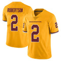 Choea W.Commanders #2 Amik Robertson Player Gold Limited Color Rush Home Game Stitched Jerseys