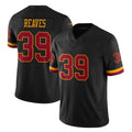 Choea W.Commanders #39 Jeremy Reaves Player Black Limited Vapor Home Game Stitched Jerseys
