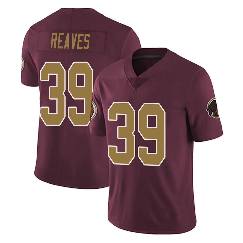 Choea W.Commanders #39 Jeremy Reaves Player Burgundy Alternate Vapor Untouchable Home Game Stitched Jerseys