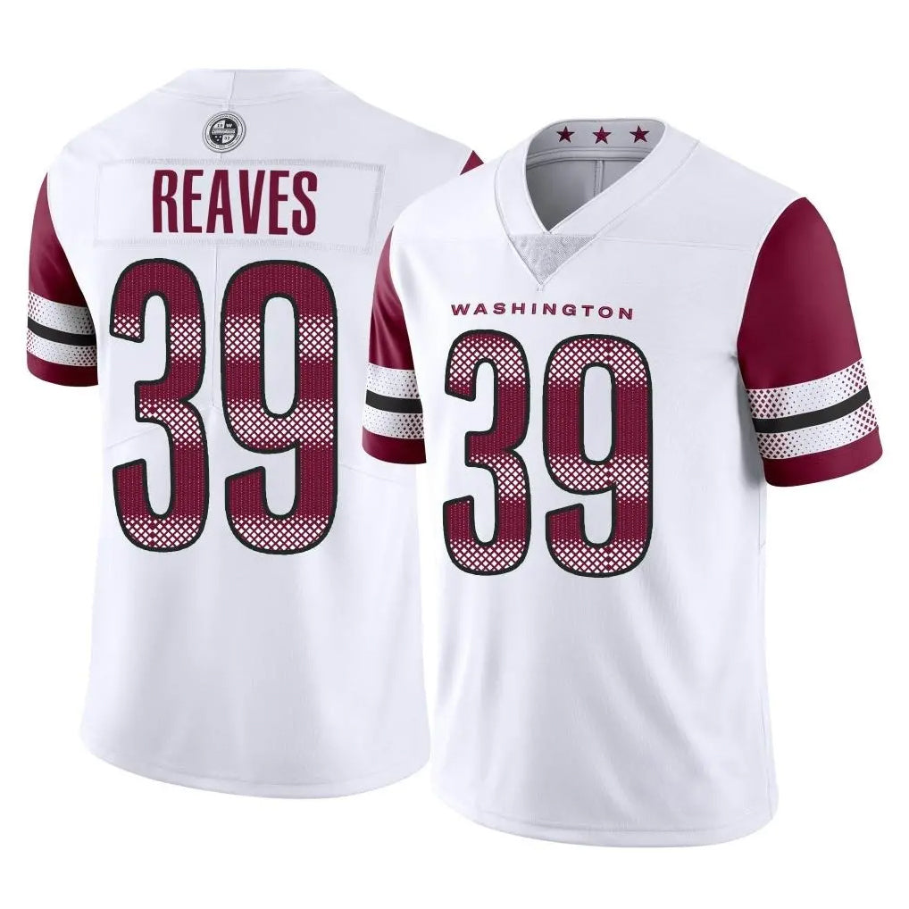 Choea W.Commanders #39 Jeremy Reaves Player White Limited Vapor Home Game Stitched Jerseys