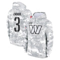 Choea W.Commanders #3 Stefon Diggs Player Arctic Camo Limited Salute to Service Pullover Hoodies Game Stitched Jerseys