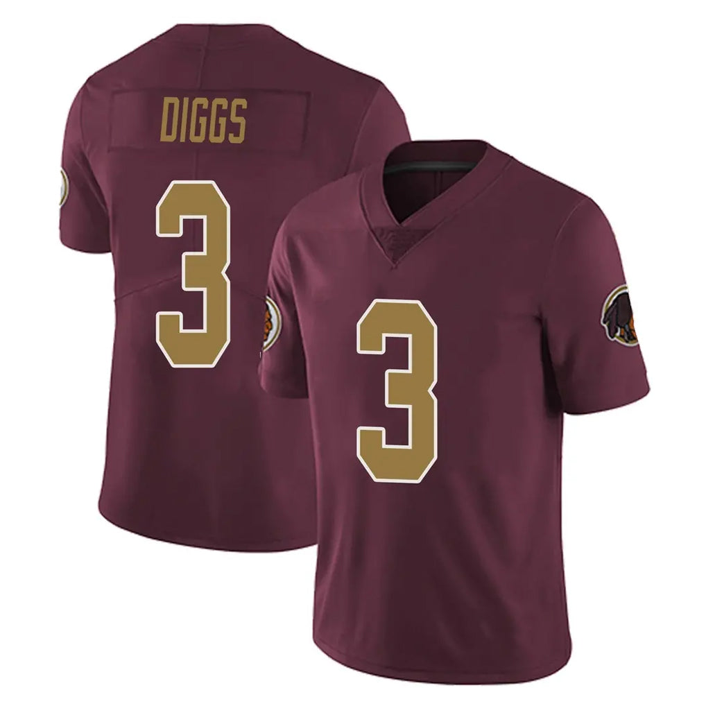Choea W.Commanders #3 Stefon Diggs Player Burgundy Alternate Vapor Untouchable Home Game Stitched Jerseys