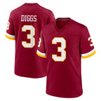 Choea W.Commanders #3 Stefon Diggs Player Burgundy Game Home Stitched Jerseys