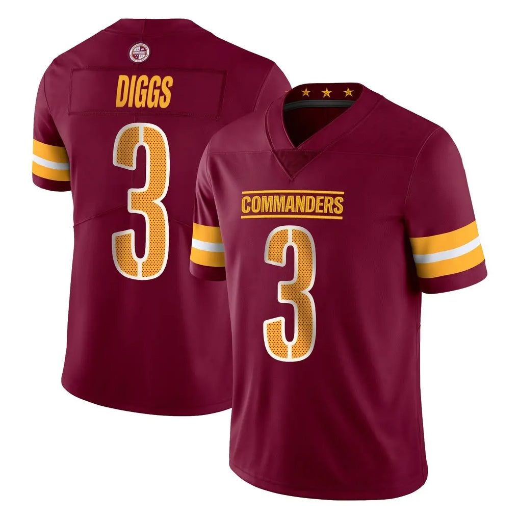 Choea W.Commanders #3 Stefon Diggs Player Burgundy Limited Vapor Home Game Stitched Jerseys