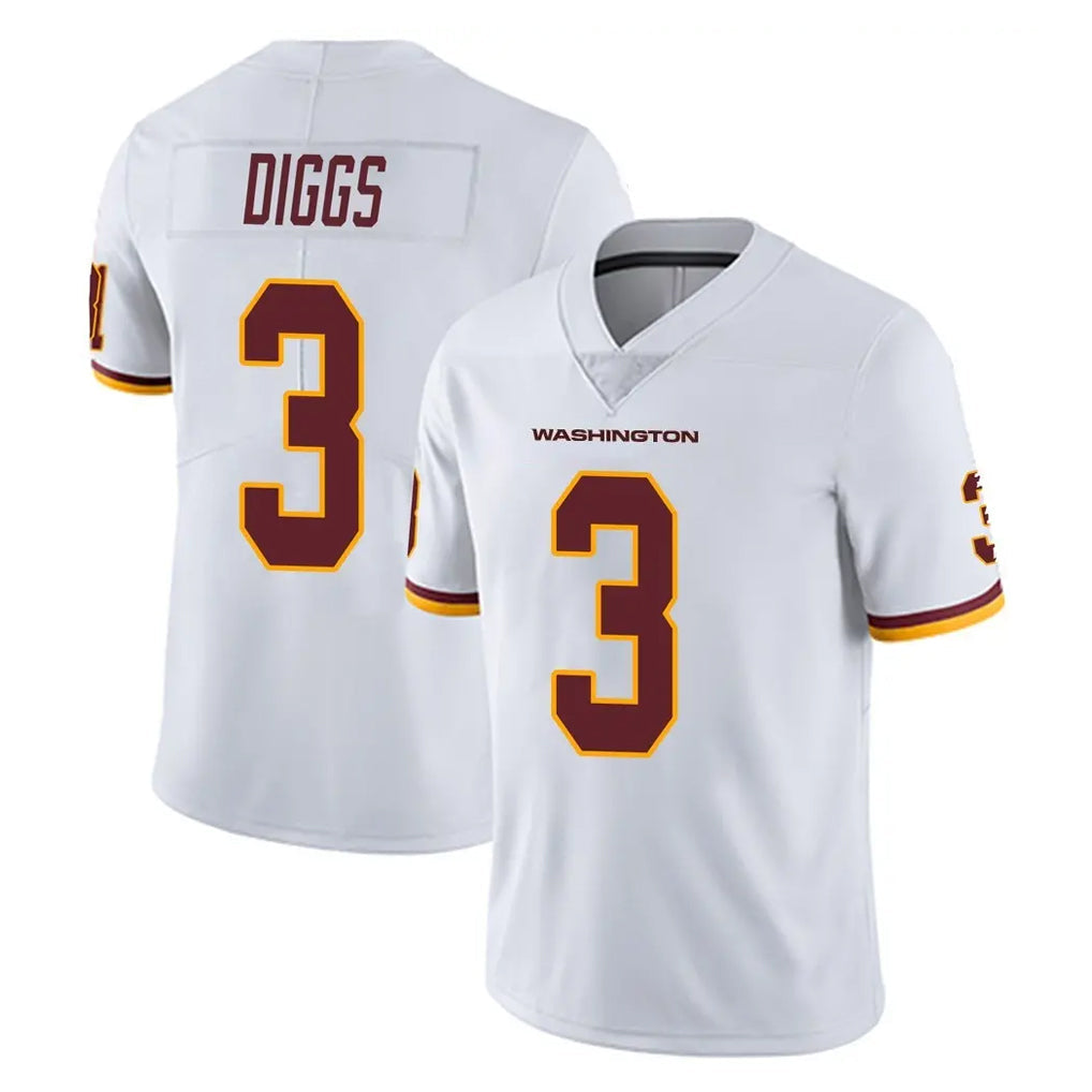 Choea W.Commanders #3 Stefon Diggs Player White Limited Vapor Untouchable Home Game Stitched Jerseys
