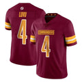 Choea W.Commanders #4 Frankie Luvu Player Burgundy Limited Vapor Home Game Stitched Jerseys