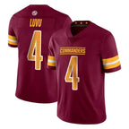 Choea W.Commanders #4 Frankie Luvu Player Burgundy Limited Vapor Home Game Stitched Jerseys