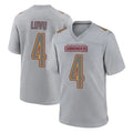 Choea W.Commanders #4 Frankie Luvu Player Gray Atmosphere Fashion Home Game Stitched Jerseys