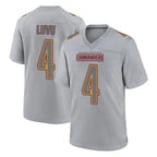 Choea W.Commanders #4 Frankie Luvu Player Gray Atmosphere Fashion Home Game Stitched Jerseys