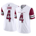 Choea W.Commanders #4 Frankie Luvu Player White Limited Vapor Home Game Stitched Jerseys