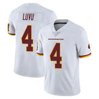 Choea W.Commanders #4 Frankie Luvu Player White Limited Vapor Untouchable Home Game Stitched Jerseys