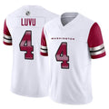 Choea W.Commanders #4 Frankie Luvu Player White Vapor F.U.S.E. Limited Football Jerseys