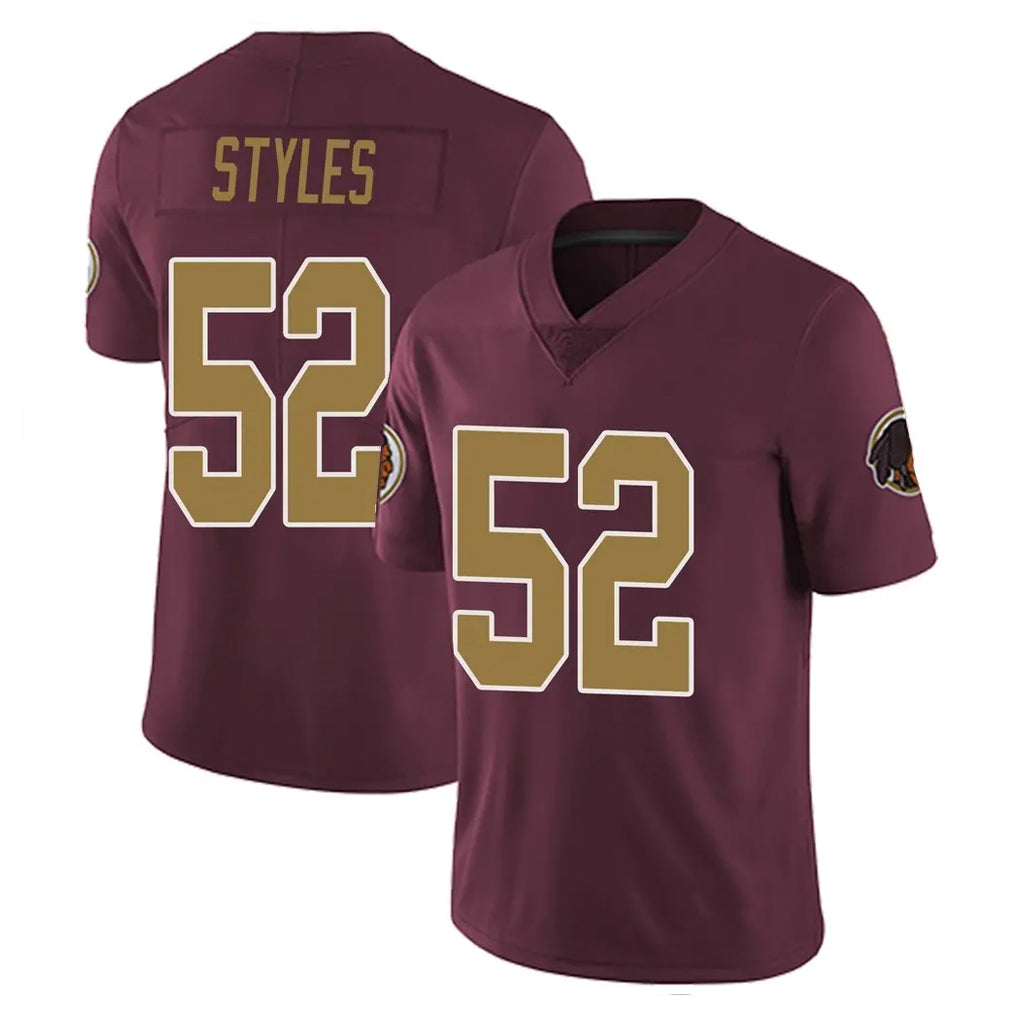 Choea W.Commanders #52 Sonny Styles Player Burgundy Alternate Vapor Untouchable Home Game Stitched Jerseys