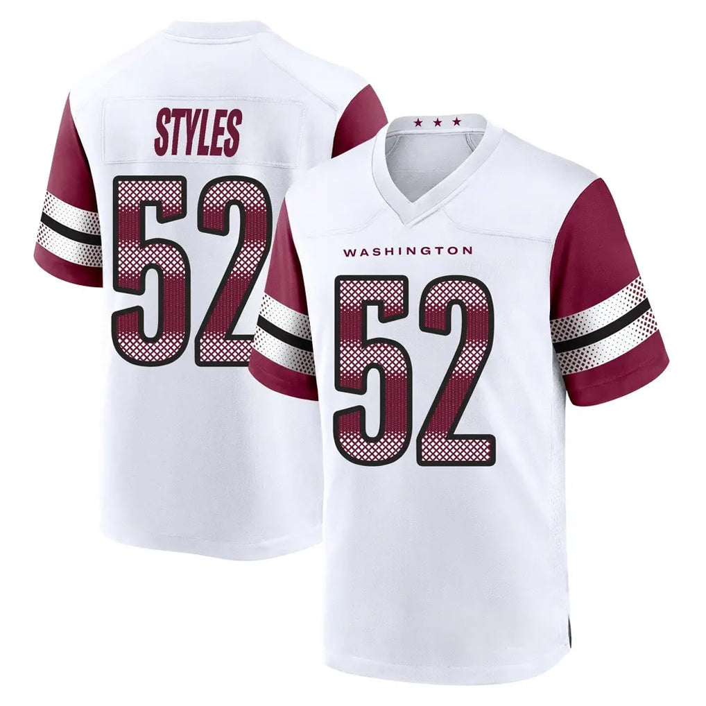 Choea W.Commanders #52 Sonny Styles Player White Game Home Stitched Jerseys
