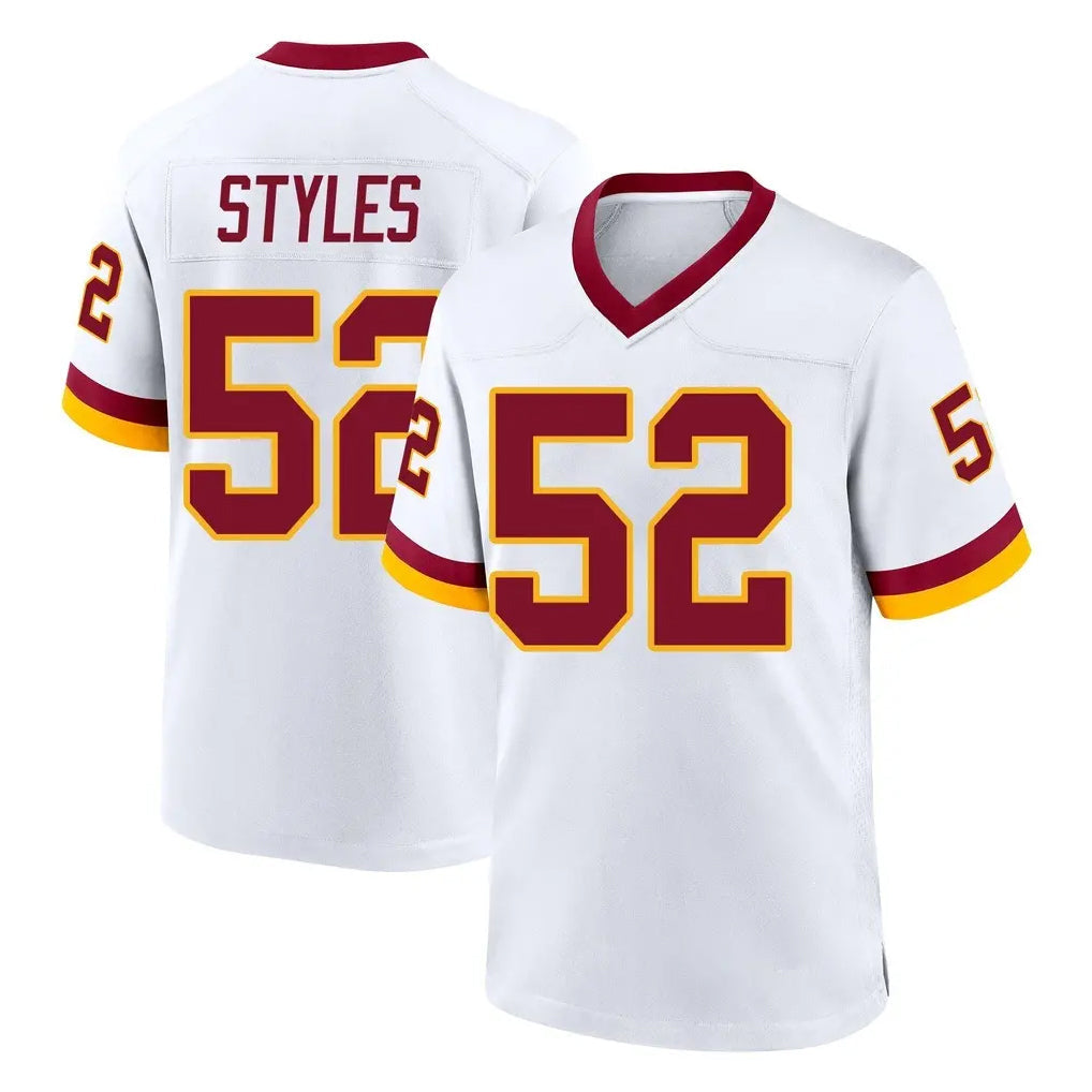 Choea W.Commanders #52 Sonny Styles Player White Home Game Stitched Jerseys