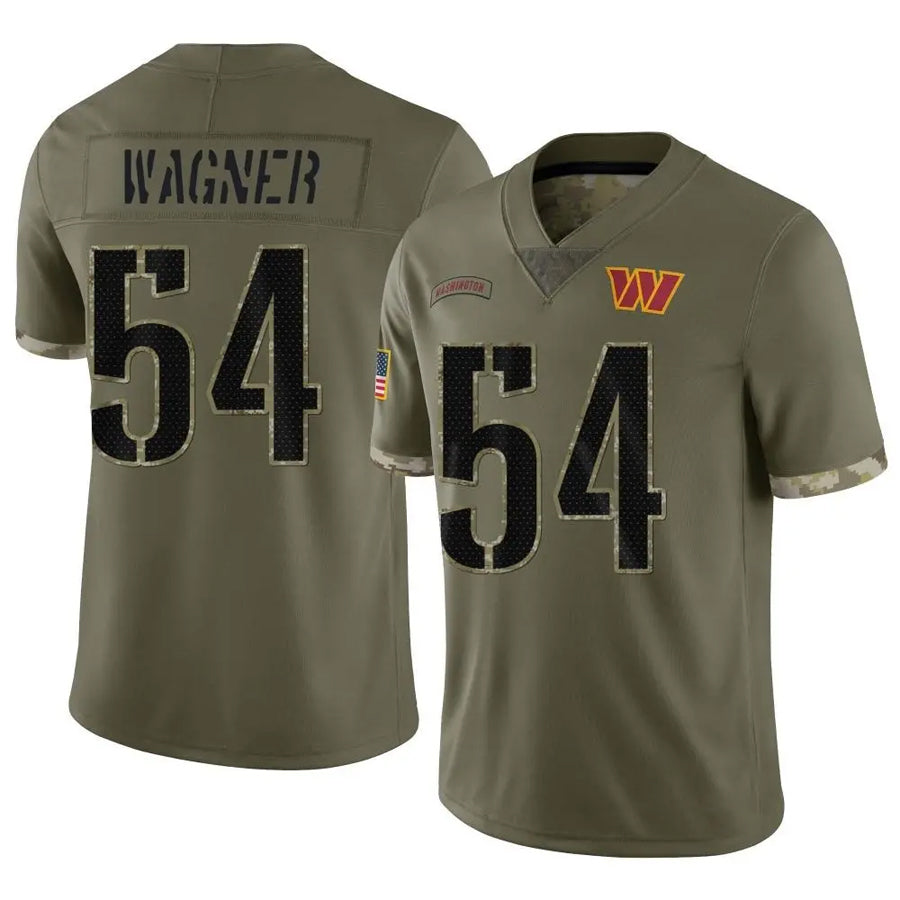 Choea W.Commanders #54 Bobby Wagner Player Olive Salute To Service Limited Stitched Jerseys