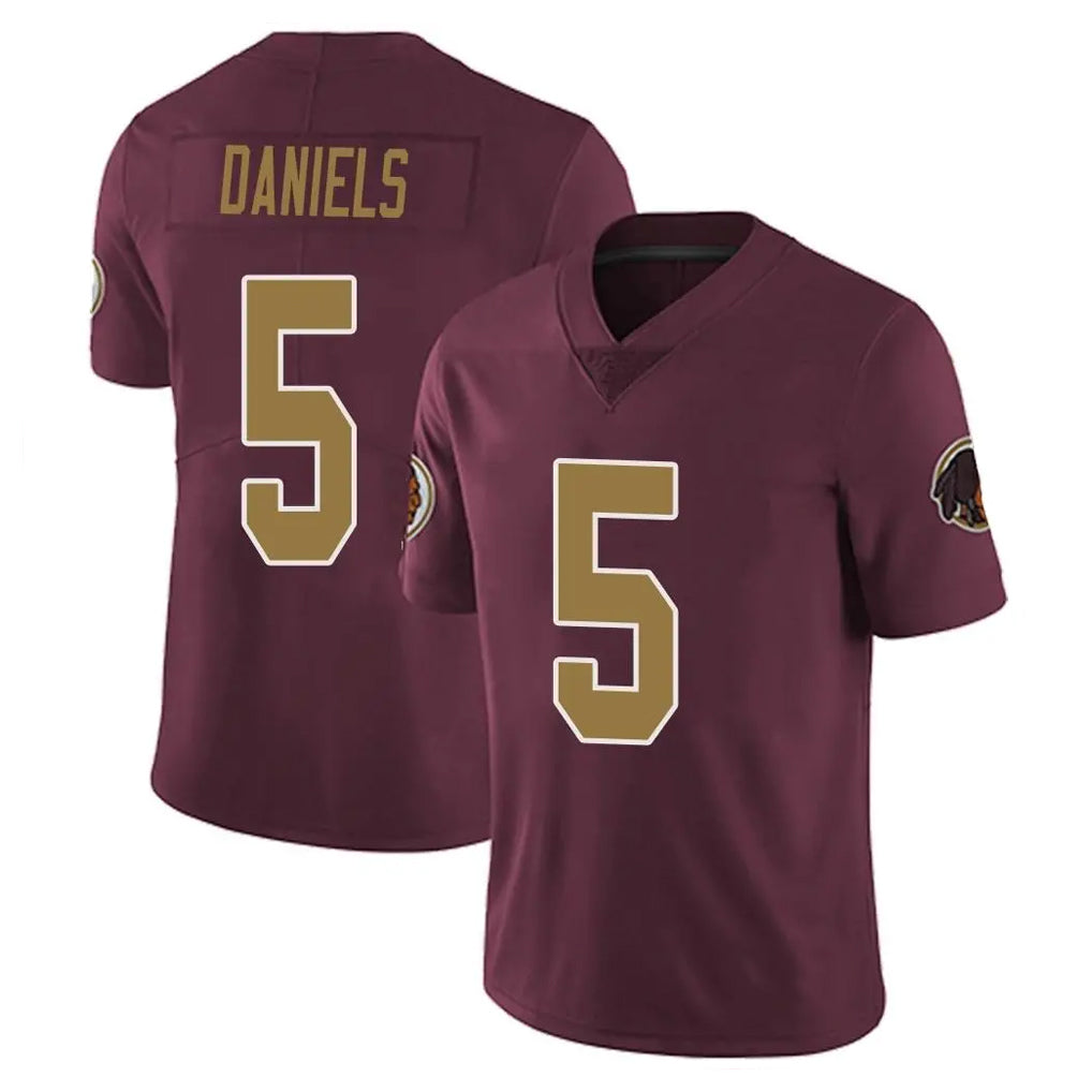 Choea W.Commanders #5 Jayden Daniels Player Burgundy Alternate Vapor Untouchable Home Game Stitched Jerseys