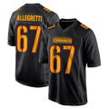 Choea W.Commanders #67 Nick Allegretti Player Black Carbon Fashion Home Game Stitched Jerseys