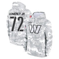 Choea W.Commanders #72 Josh Conerly Jr. Player Arctic Camo Limited Salute to Service Pullover Hoodies Game Stitched Jerseys