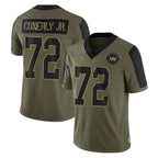 Choea W.Commanders #72 Josh Conerly Jr. Player Olive Salute To Service Limited Game Stitched Jerseys