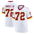 Choea W.Commanders #72 Josh Conerly Jr. Player White Home Game Stitched Jerseys