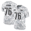 Choea W.Commanders #76 Sam Cosmi Player Arctic Camo Limited Salute To Service Home Game Stitched Jerseys