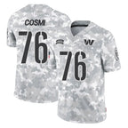 Choea W.Commanders #76 Sam Cosmi Player Arctic Camo Limited Salute To Service Home Game Stitched Jerseys
