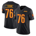 Choea W.Commanders #76 Sam Cosmi Player Black Limited Vapor F.U.S.E. Home Game Stitched Jerseys