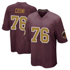 Choea W.Commanders #76 Sam Cosmi Player Burgundy Alternate Home Game Stitched Jerseys