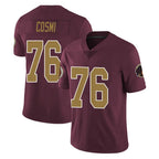 Choea W.Commanders #76 Sam Cosmi Player Burgundy Alternate Vapor Untouchable Home Game Stitched Jerseys