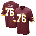 Choea W.Commanders #76 Sam Cosmi Player Burgundy Team Color Home Game Stitched Jerseys