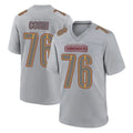 Choea W.Commanders #76 Sam Cosmi Player Gray Atmosphere Fashion Home Game Stitched Jerseys