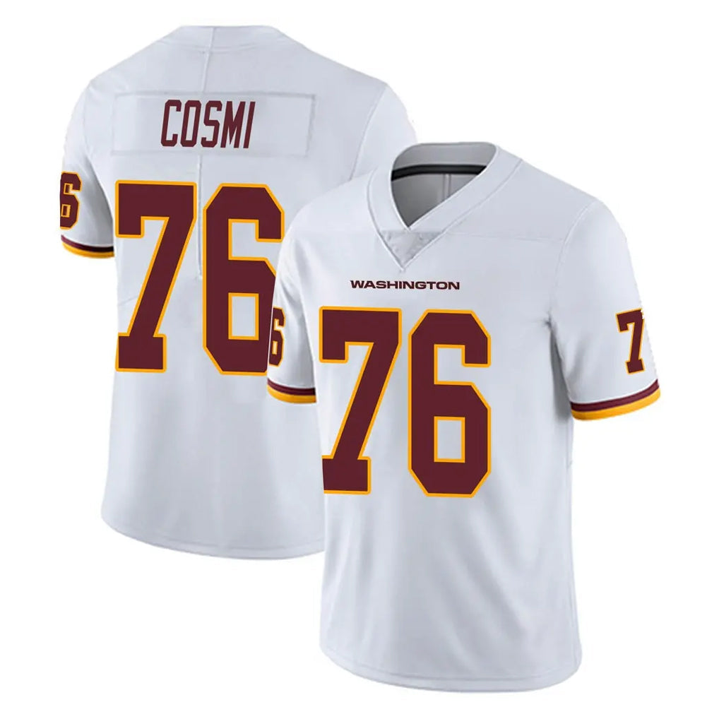Choea W.Commanders #76 Sam Cosmi Player White Limited Vapor Untouchable Home Game Stitched Jerseys