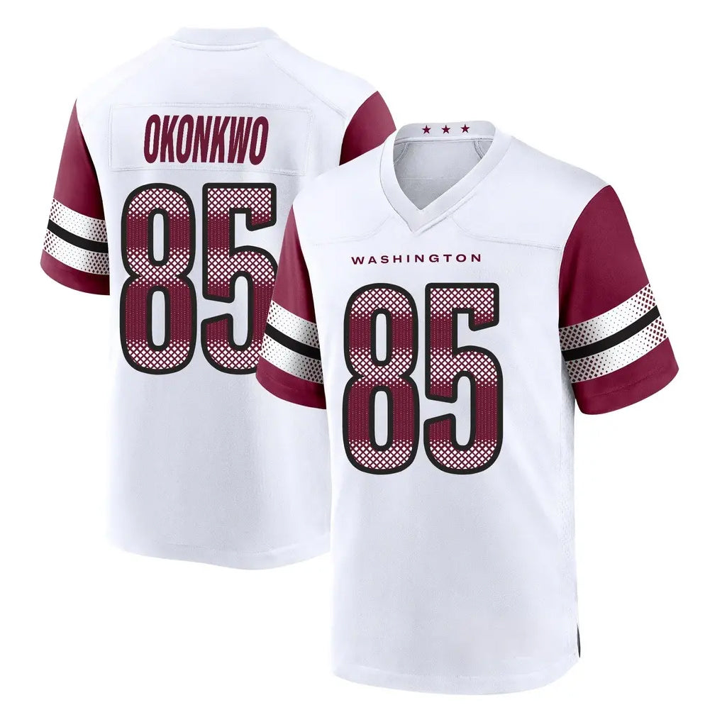 Choea W.Commanders #85 Chig Okonkwo Player White Game Home Stitched Jerseys