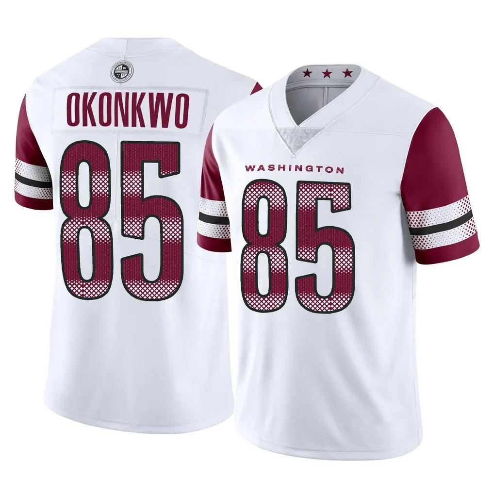 Choea W.Commanders #85 Chig Okonkwo Player White Limited Vapor Home Game Stitched Jerseys
