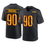 Choea W.Commanders #90 Charles Omenihu Player Black Home Game Stitched Jerseys