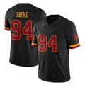 Choea W.Commanders #94 Daron Payne Player Black Limited Vapor Home Game Stitched Jerseys