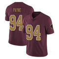 Choea W.Commanders #94 Daron Payne Player Burgundy Alternate Vapor Untouchable Home Game Stitched Jerseys